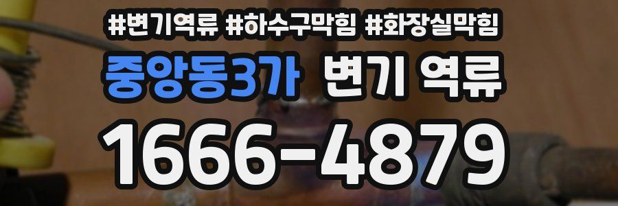 중앙동3가 변기 역류