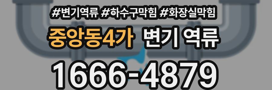 중앙동4가 변기 역류
