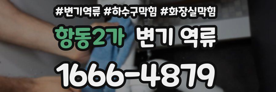항동2가 변기 역류