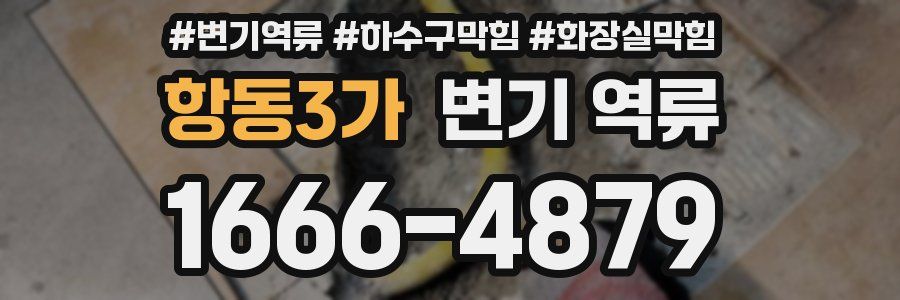 항동3가 변기 역류