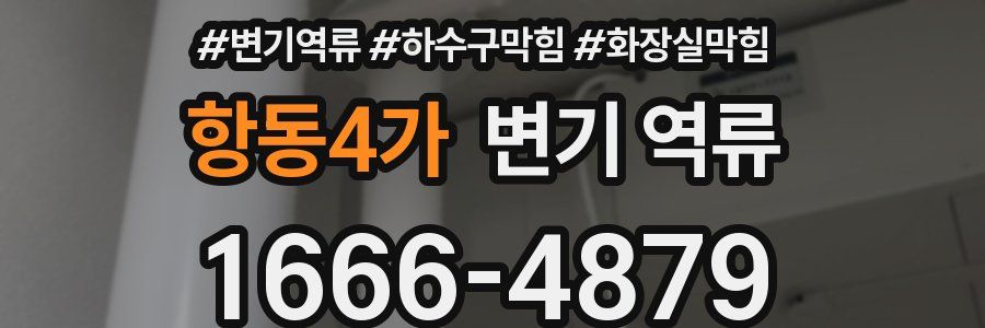 항동4가 변기 역류