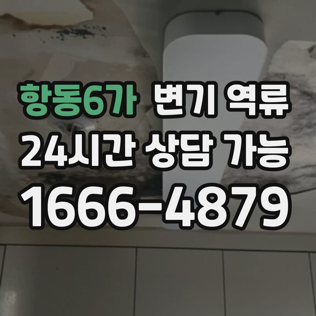 항동6가 변기 역류