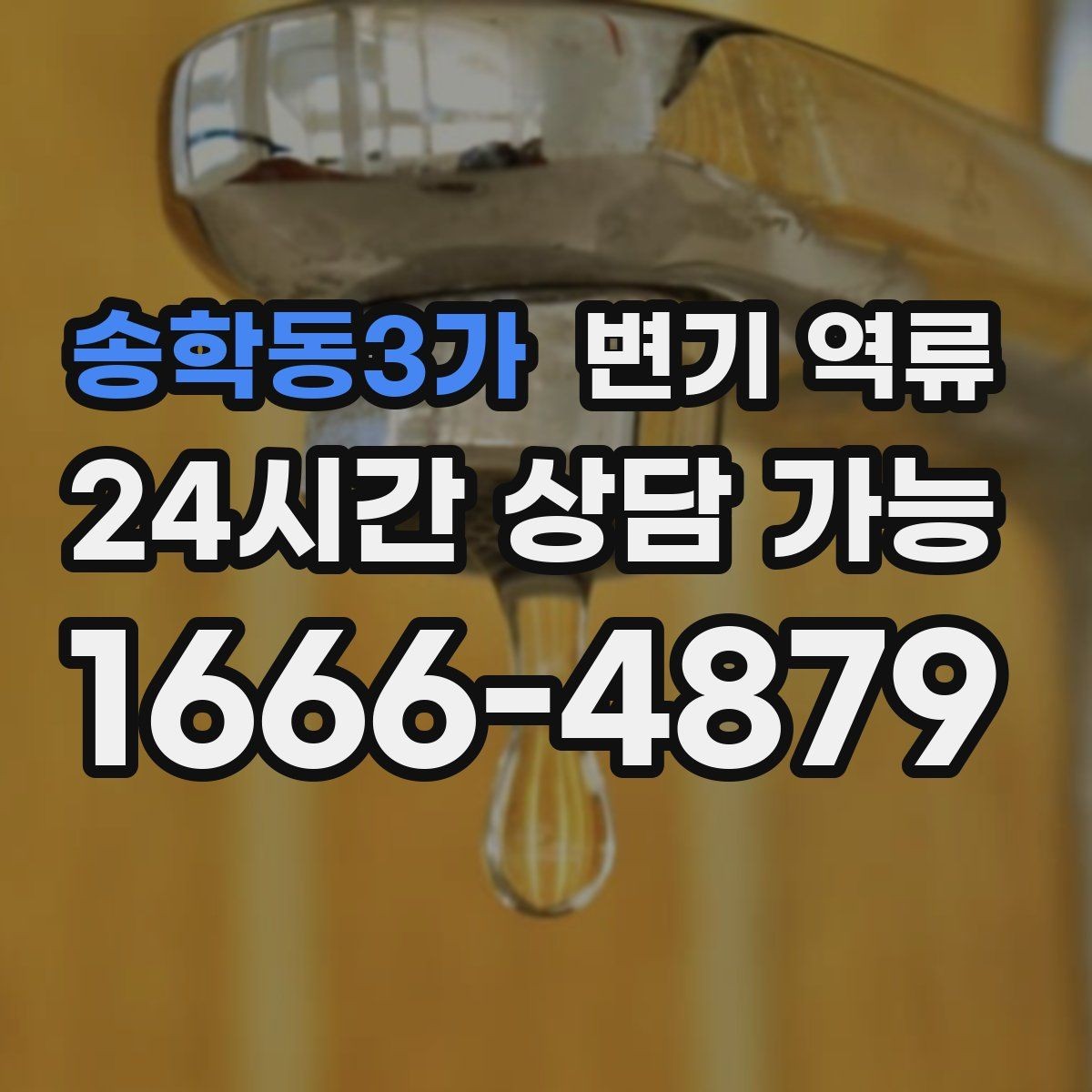 송학동3가 변기 역류 공용 라인 막힘일 때 특히 위험한 행동