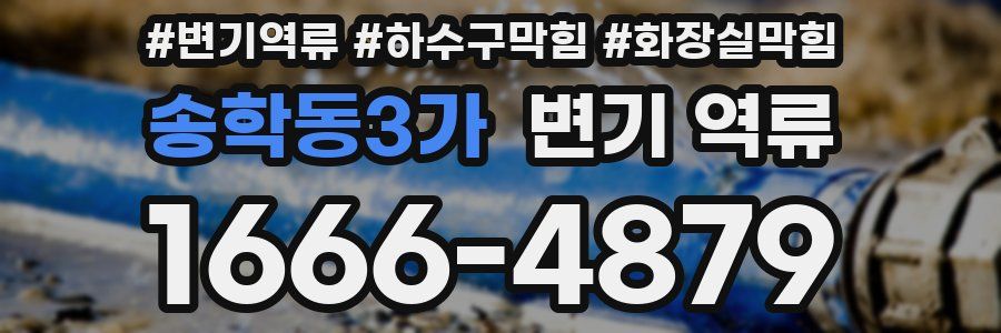 송학동3가 변기 역류