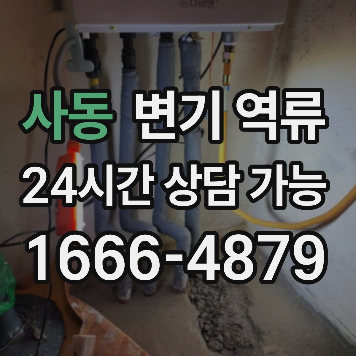 사동 변기 역류