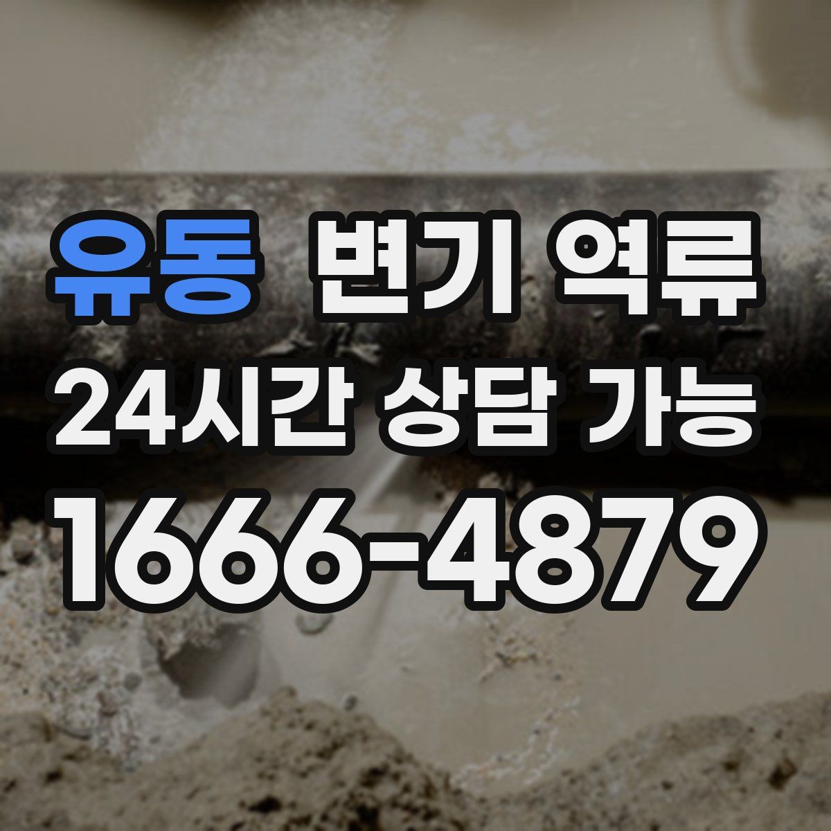 유동 변기 역류