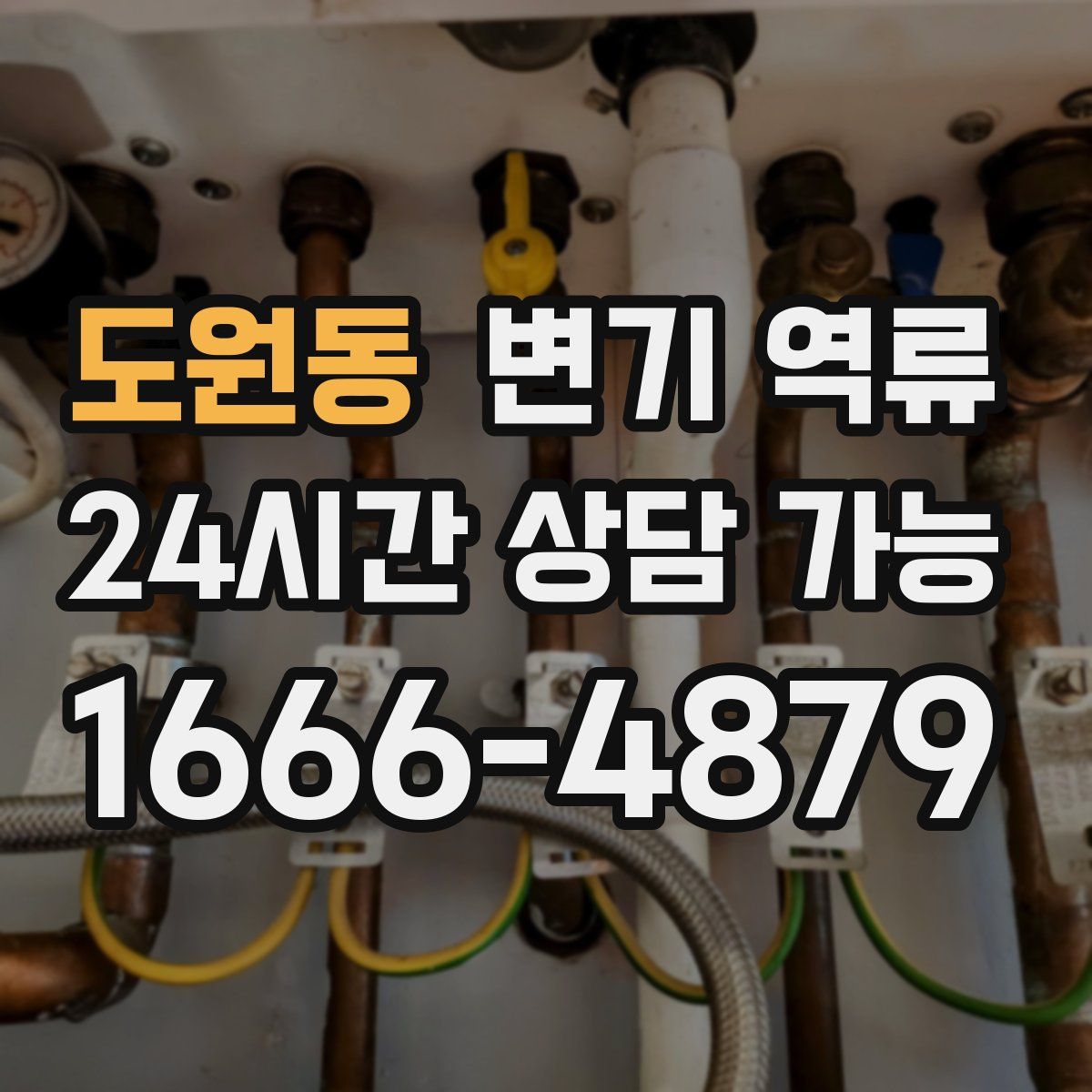 도원동 변기 역류