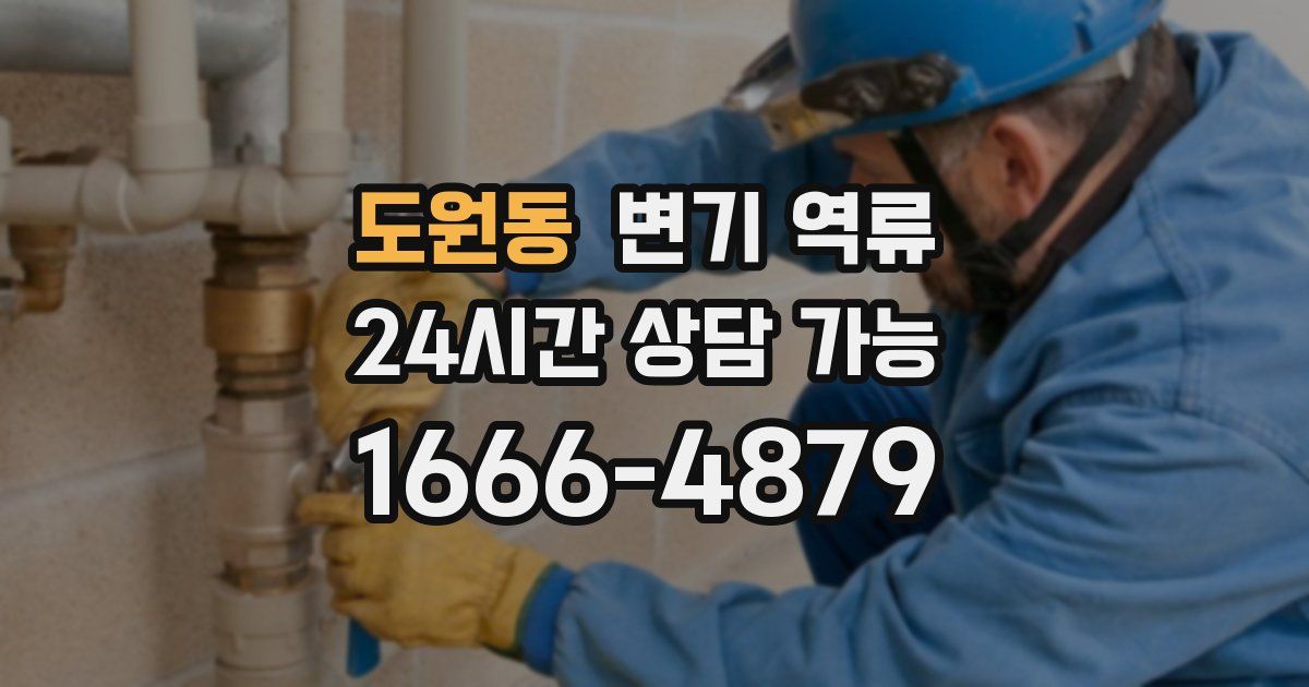 도원동 변기 역류