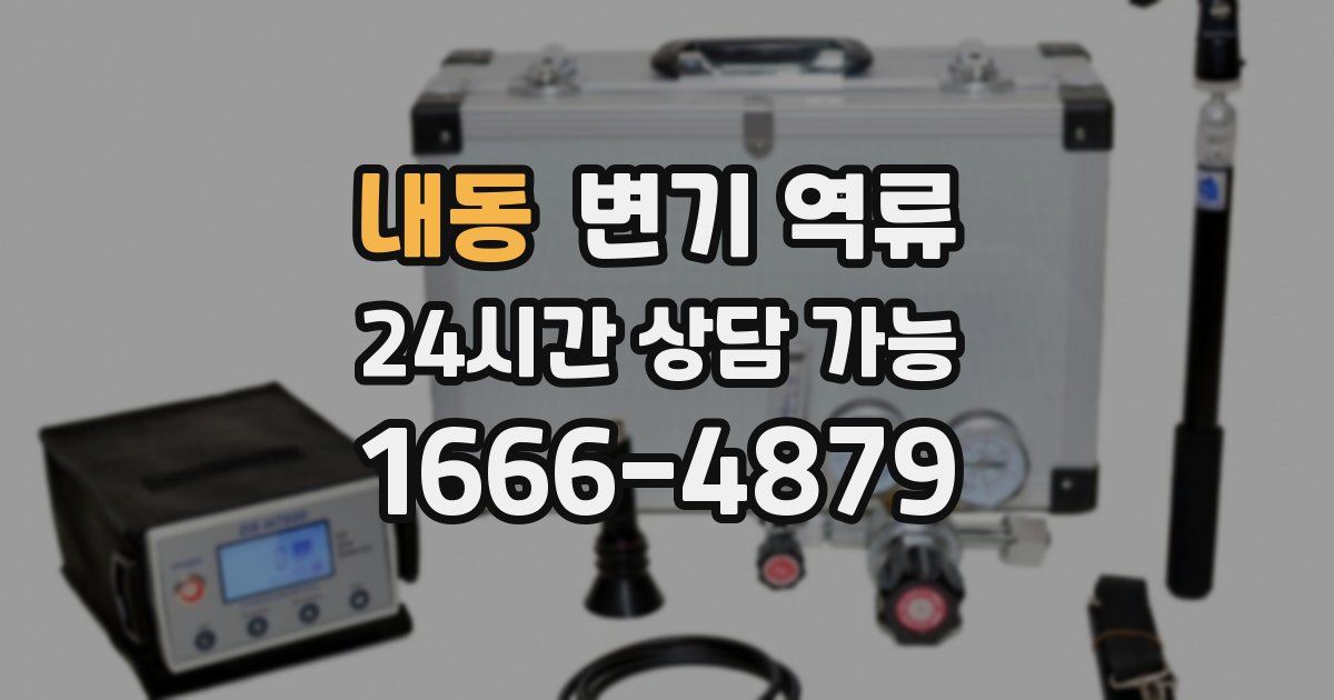 내동 변기 역류