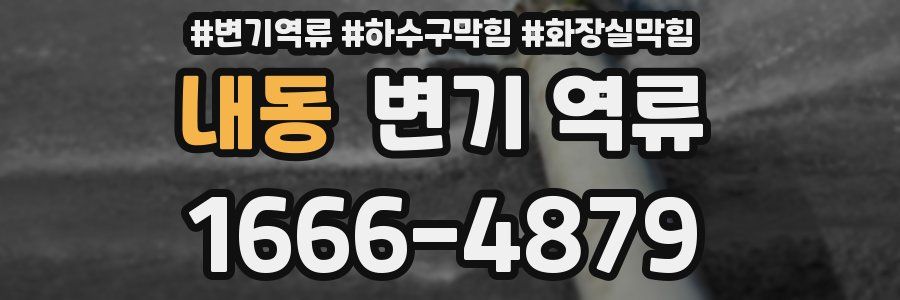 내동 변기 역류