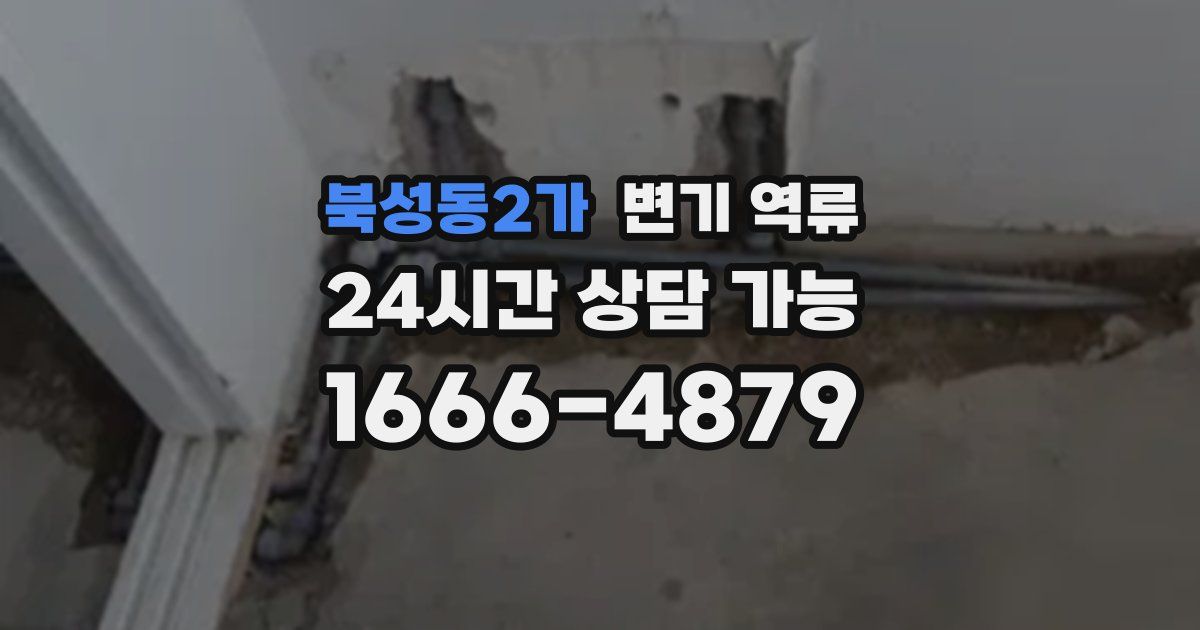 북성동2가 변기 역류