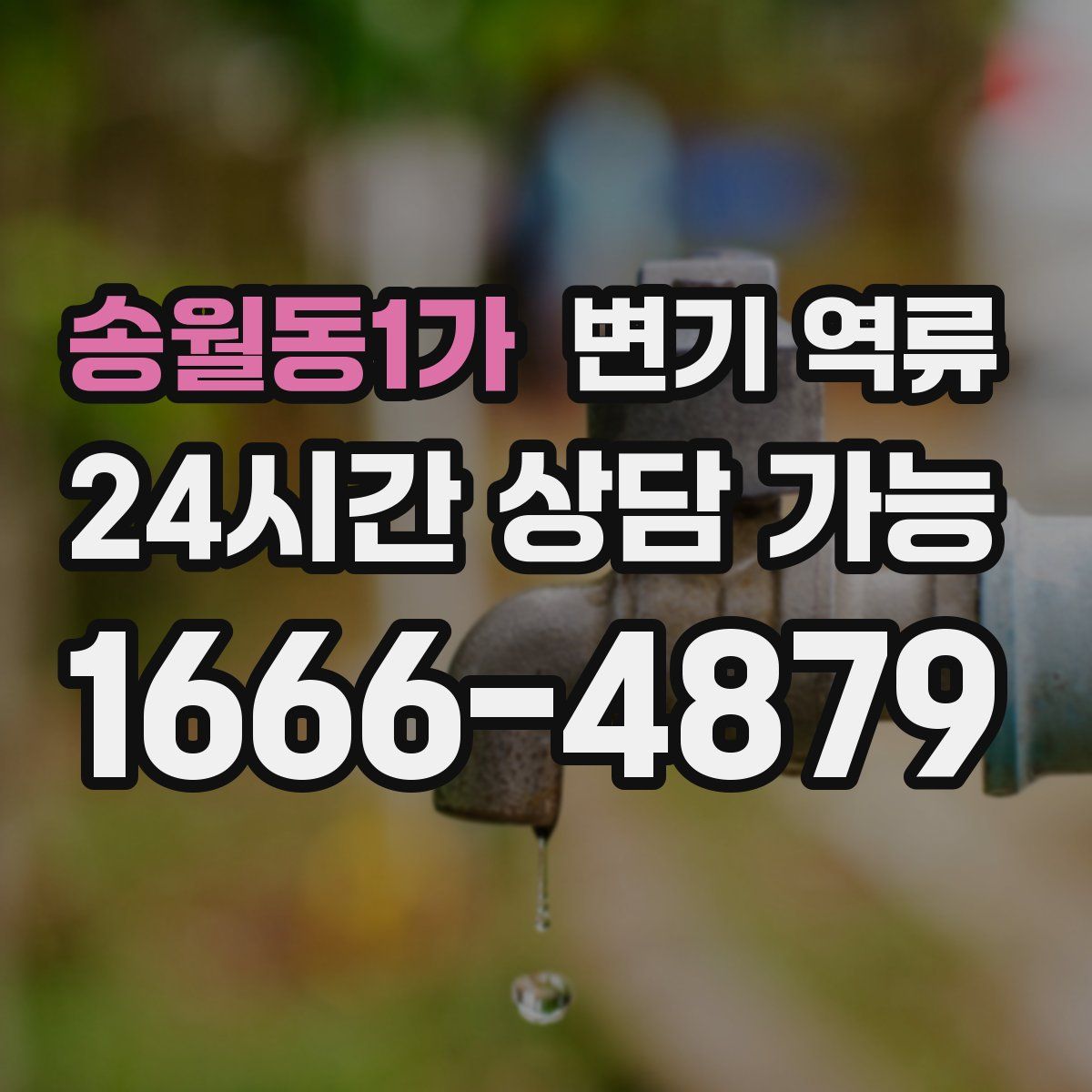 송월동1가 변기 역류