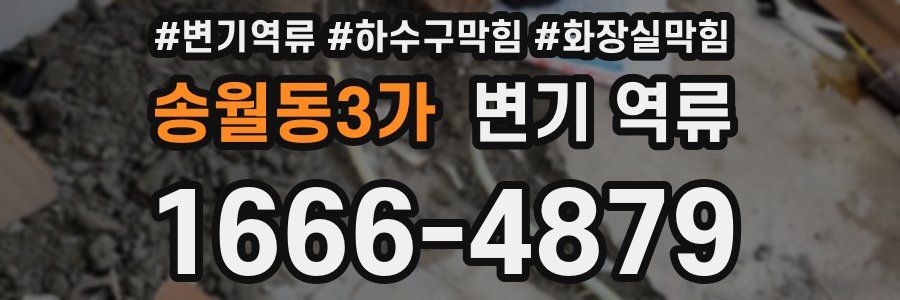송월동3가 변기 역류