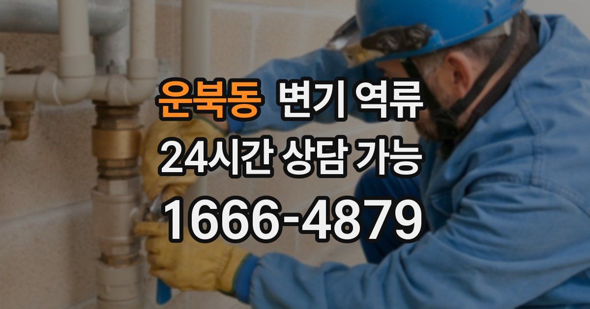 운북동 변기 역류