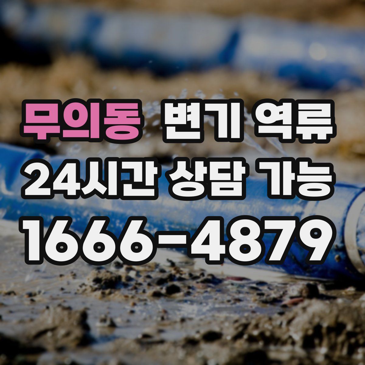 무의동 변기 역류