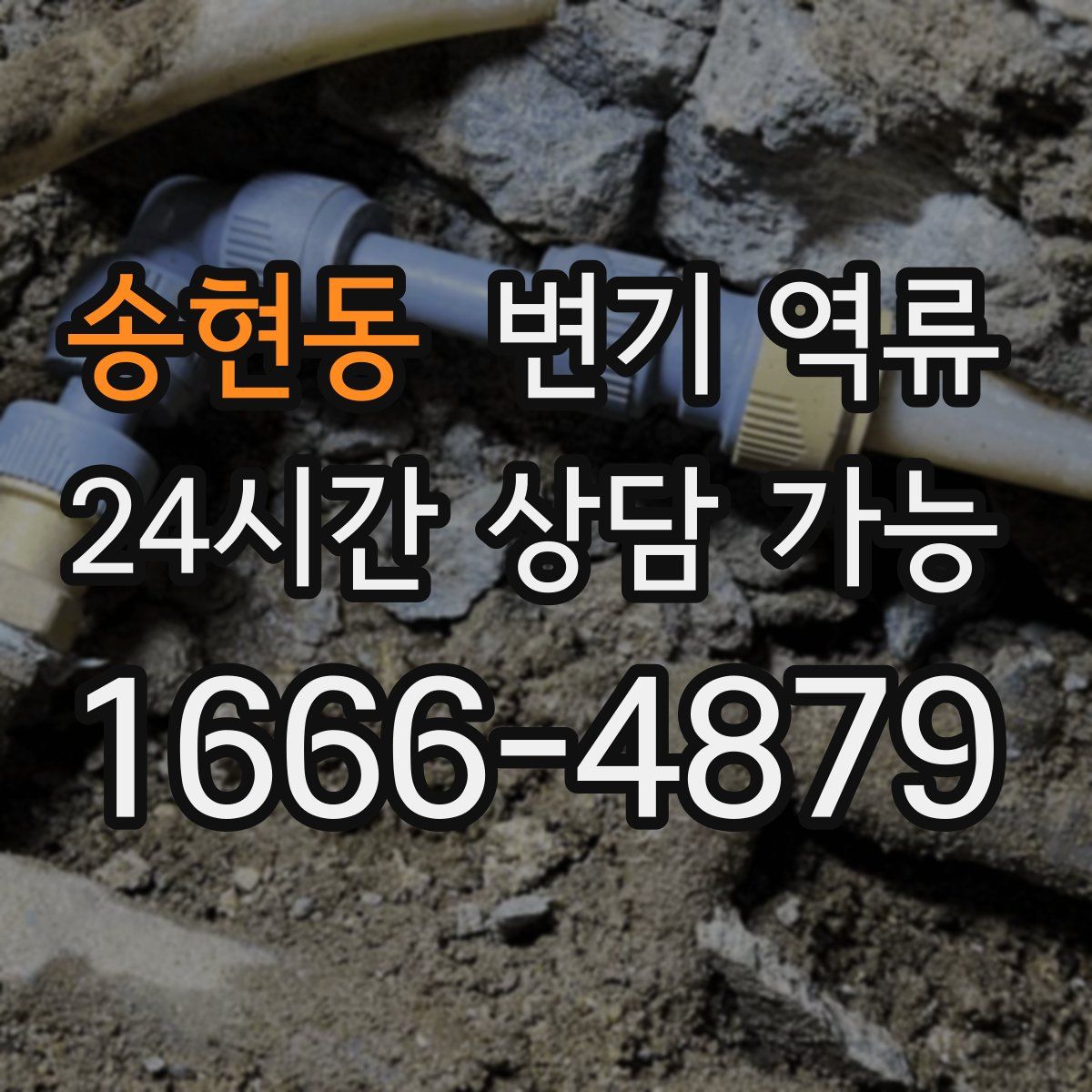 송현동 변기 역류