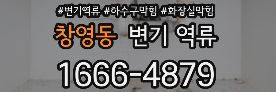 창영동 변기 역류