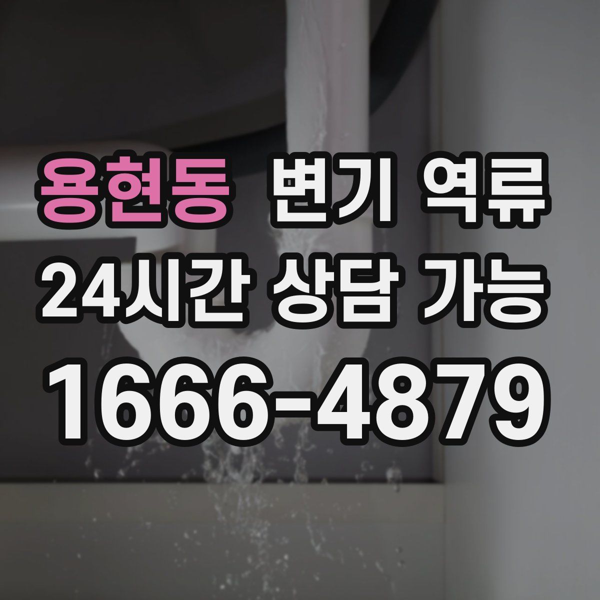 용현동 변기 역류