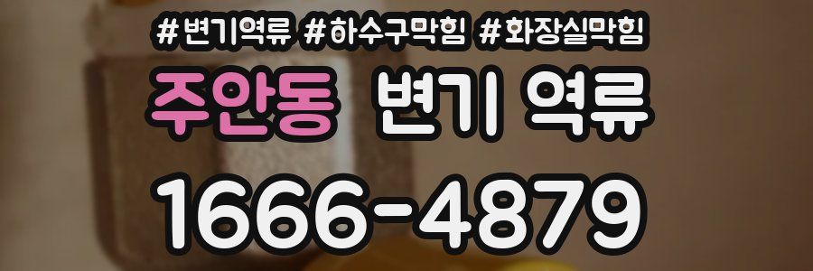 주안동 변기 역류