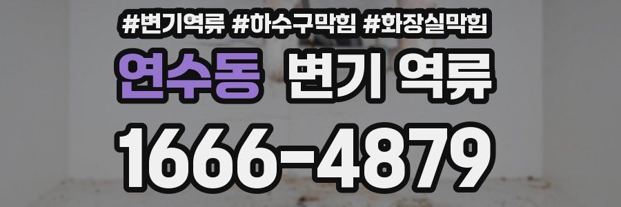 연수동 변기 역류