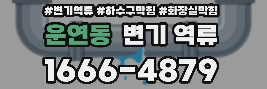 운연동 변기 역류