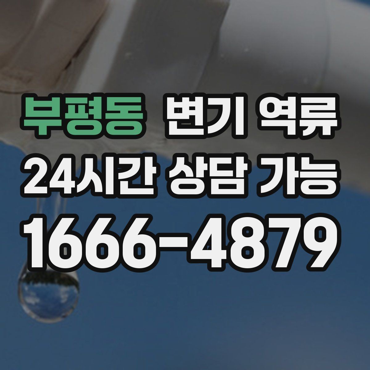 부평동 변기 역류 변기물이 넘치기 전 막을 수 있는 방법