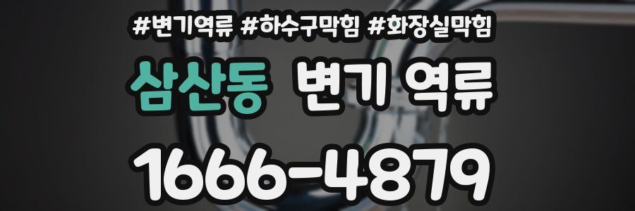 삼산동 변기 역류