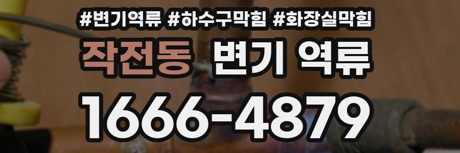 작전동 변기 역류