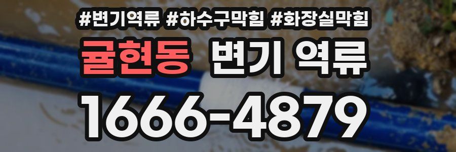 귤현동 변기 역류