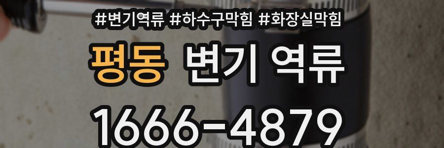 평동 변기 역류