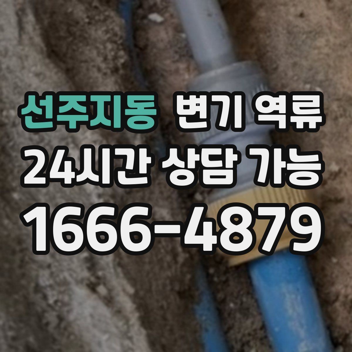 선주지동 변기 역류 맨홀·오수관 문제일 때 나타나는 징후