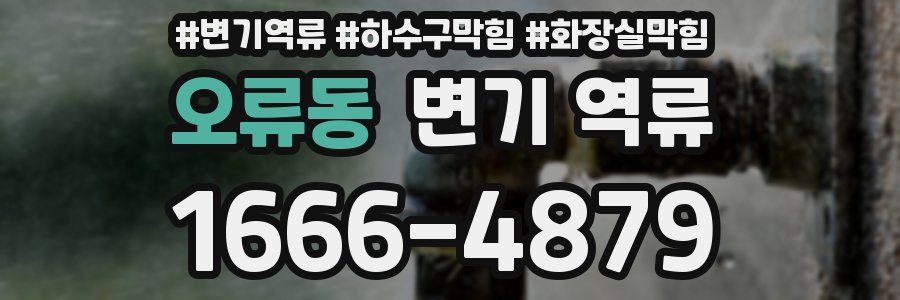 오류동 변기 역류