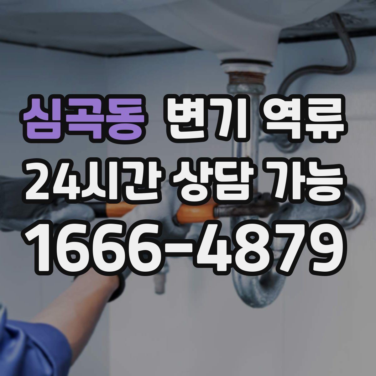 심곡동 변기 역류 변기 교체 후에도 역류가 생기면 의심할 것