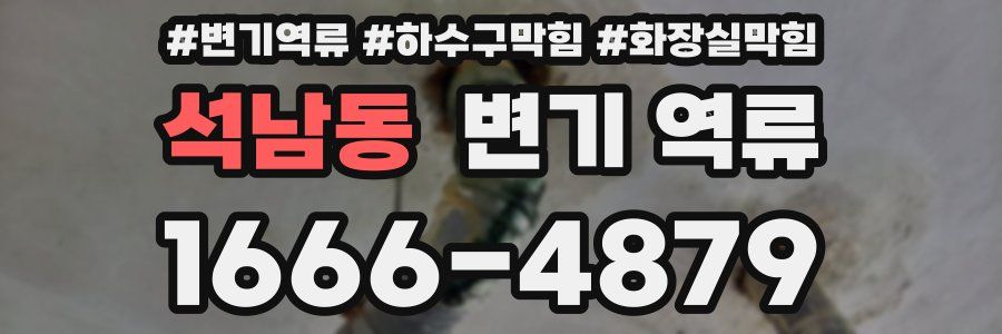 석남동 변기 역류