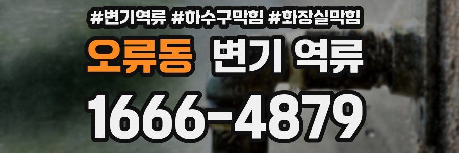 오류동 변기 역류