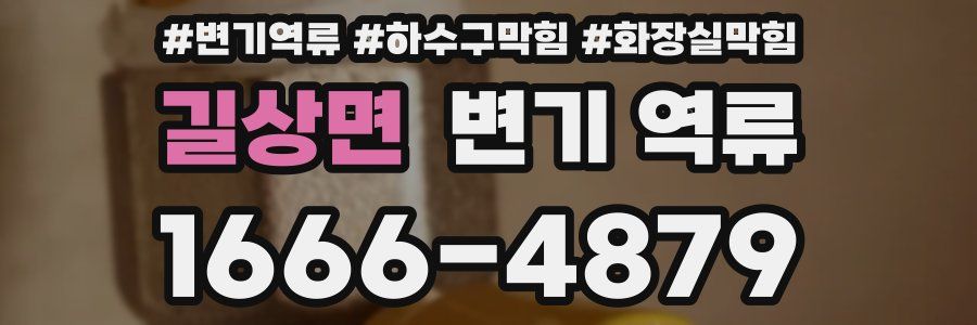 길상면 변기 역류