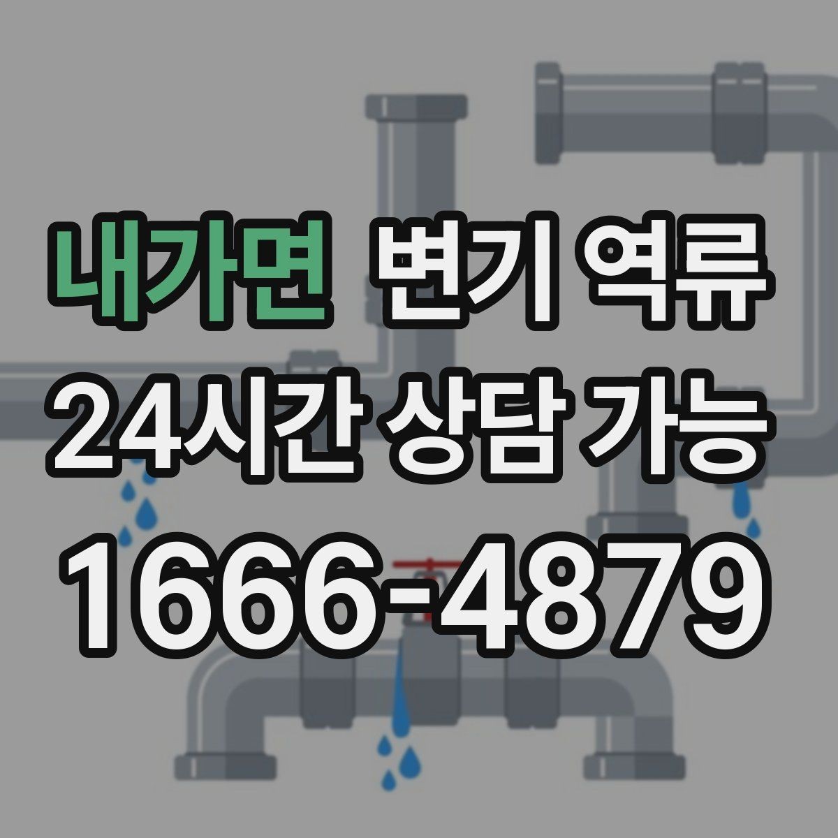 내가면 변기 역류 같은 자리에서 계속 생기는 원인