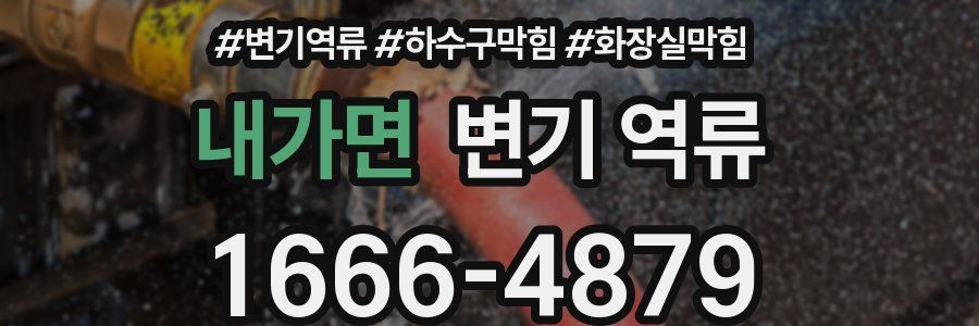 내가면 변기 역류