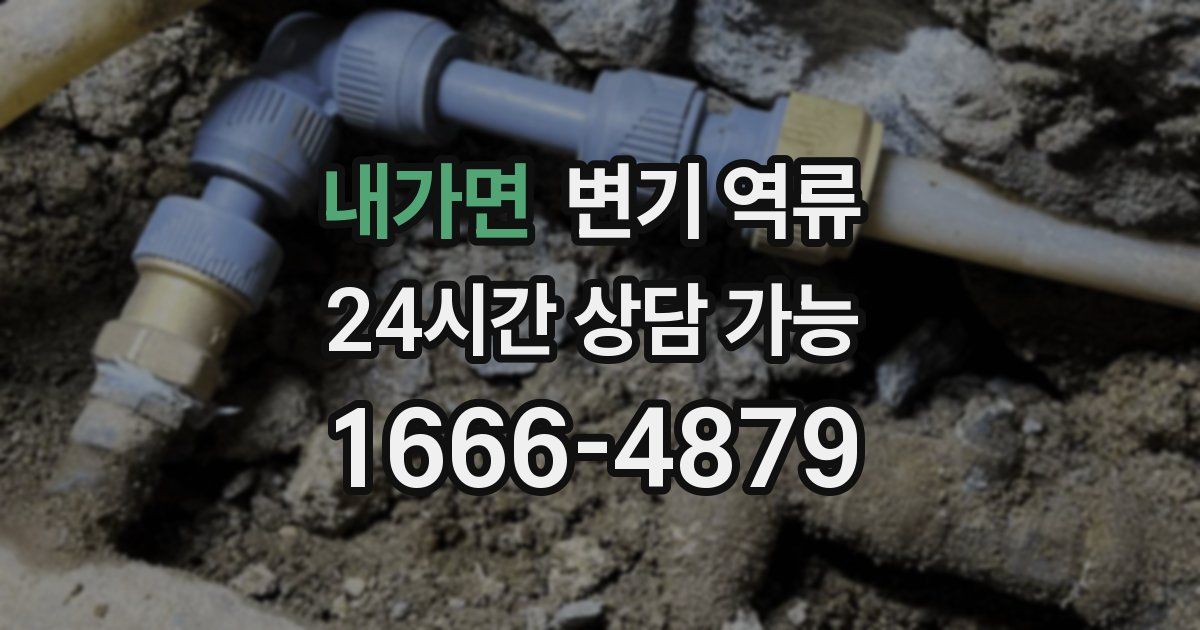 내가면 변기 역류