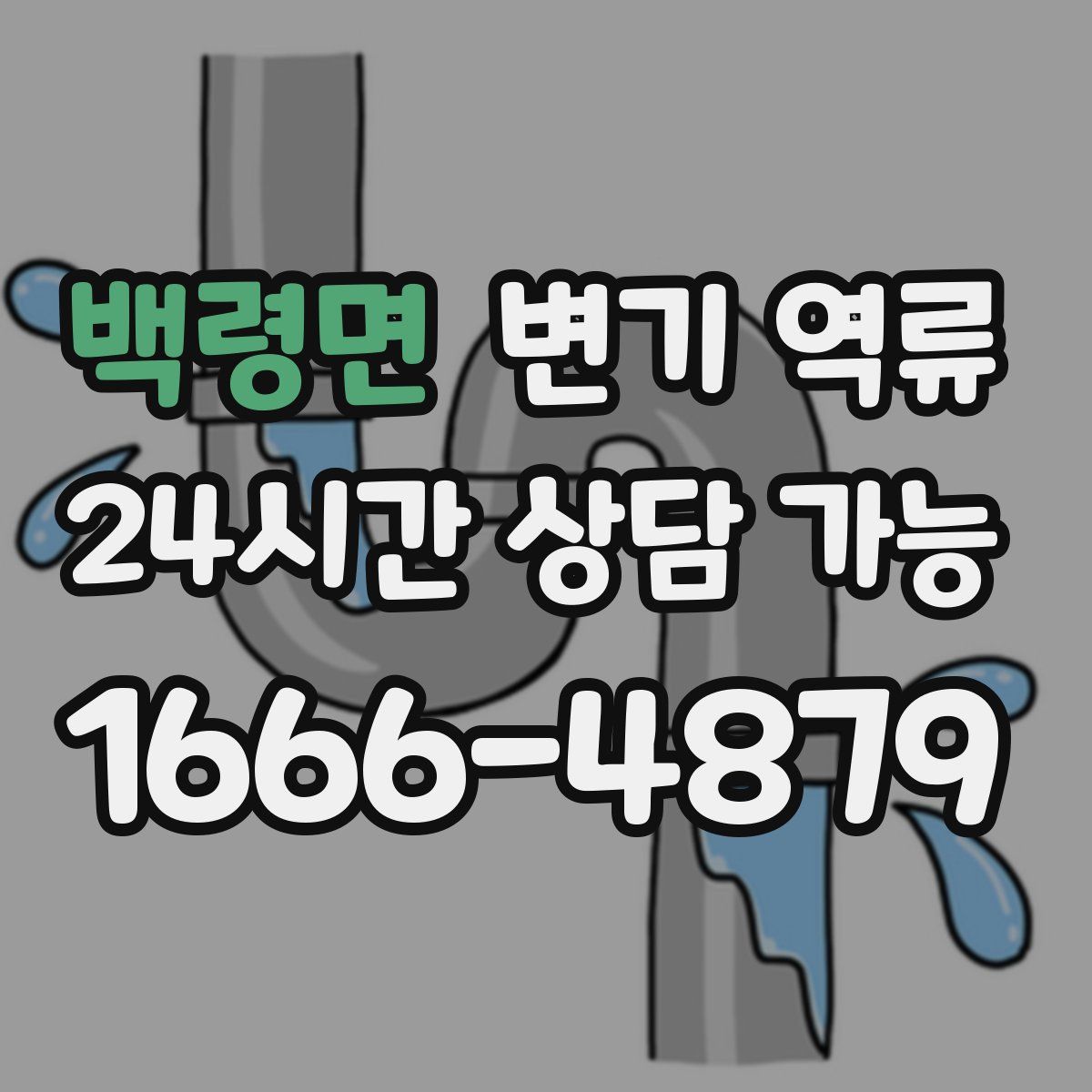 백령면 변기 역류