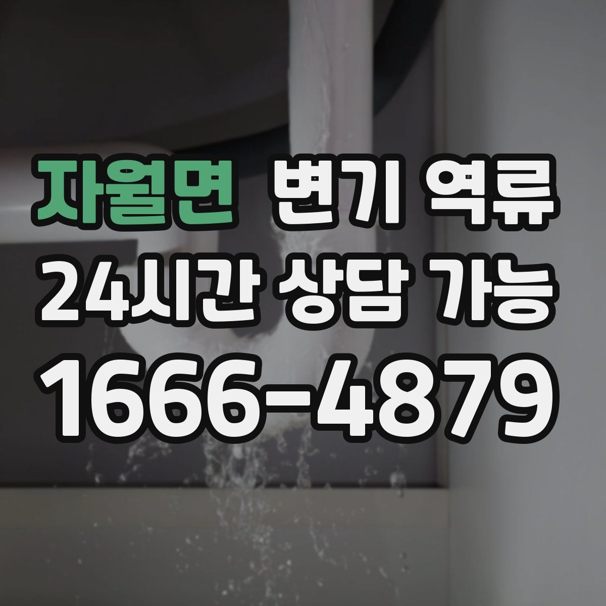 자월면 변기 역류