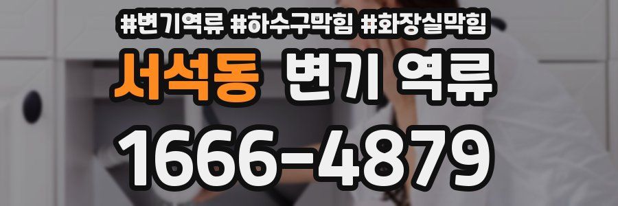 서석동 변기 역류