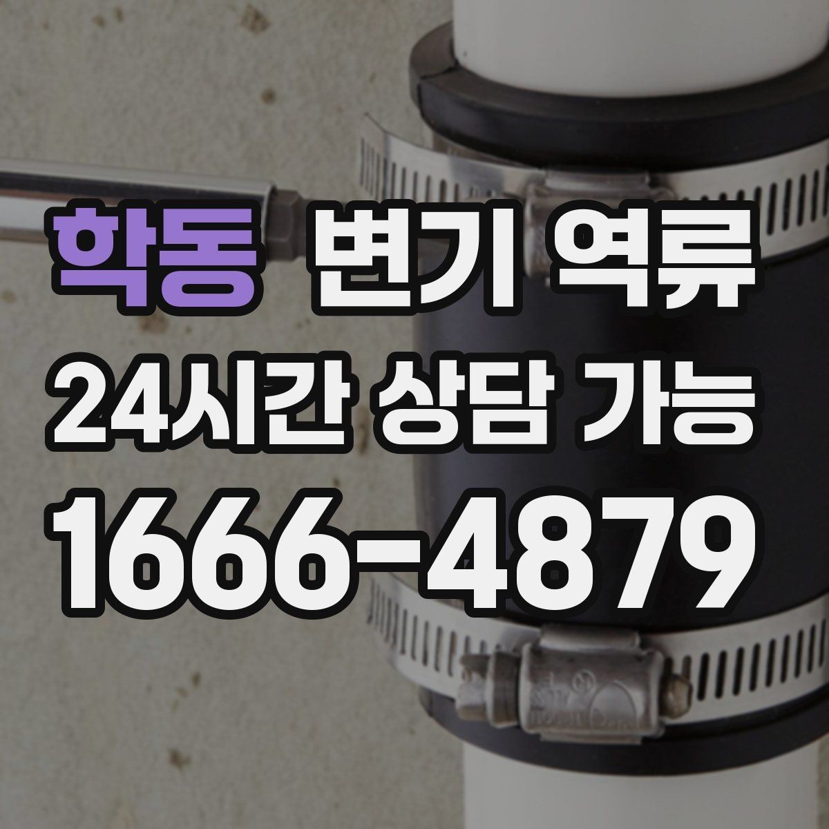 학동 변기 역류 공용 배관 문제를 의심해야 하는 대표 상황