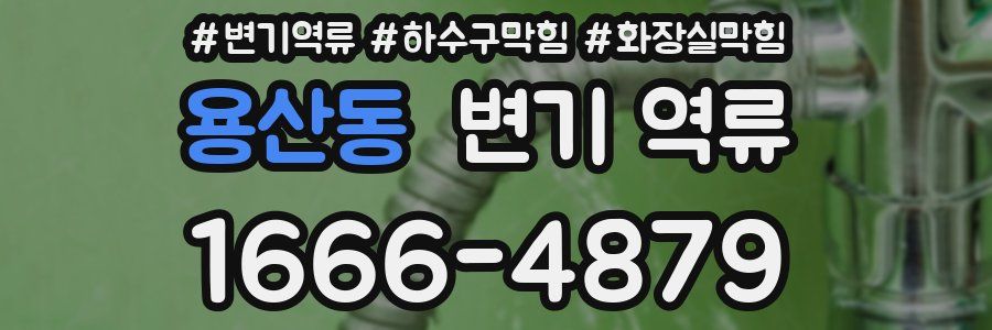 용산동 변기 역류