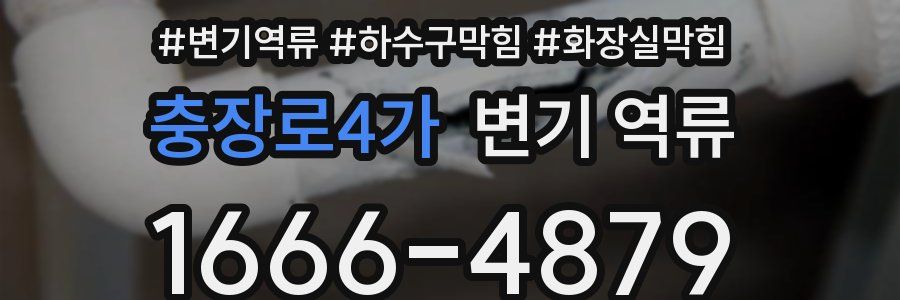 충장로4가 변기 역류