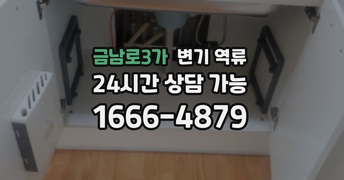 금남로3가 변기 역류