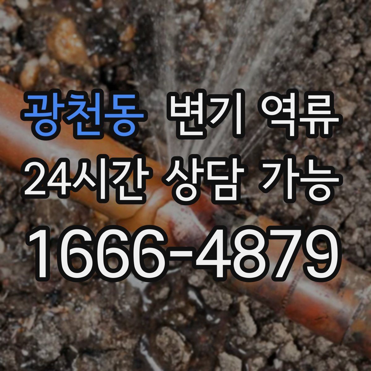 광천동 변기 역류 욕실 바닥이 젖으면 미끄럼 사고 주의