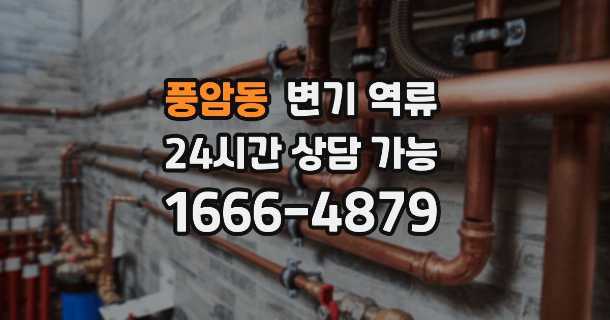 풍암동 변기 역류