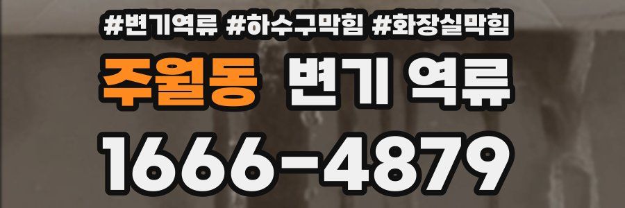 주월동 변기 역류