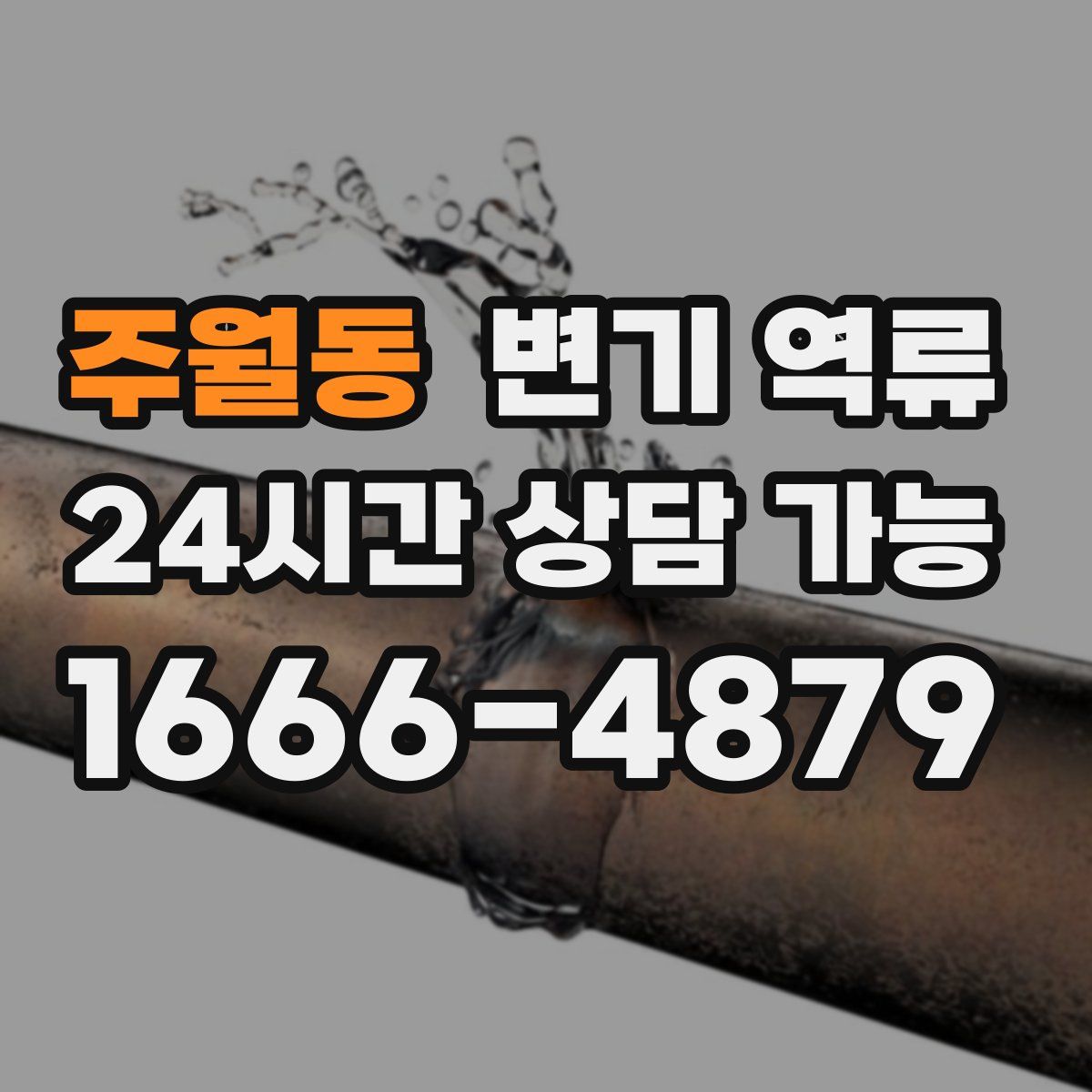 주월동 변기 역류